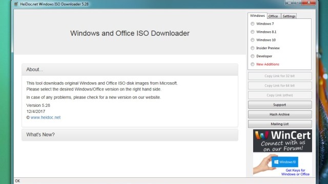 تحميل اداة Windows ISO Downloader