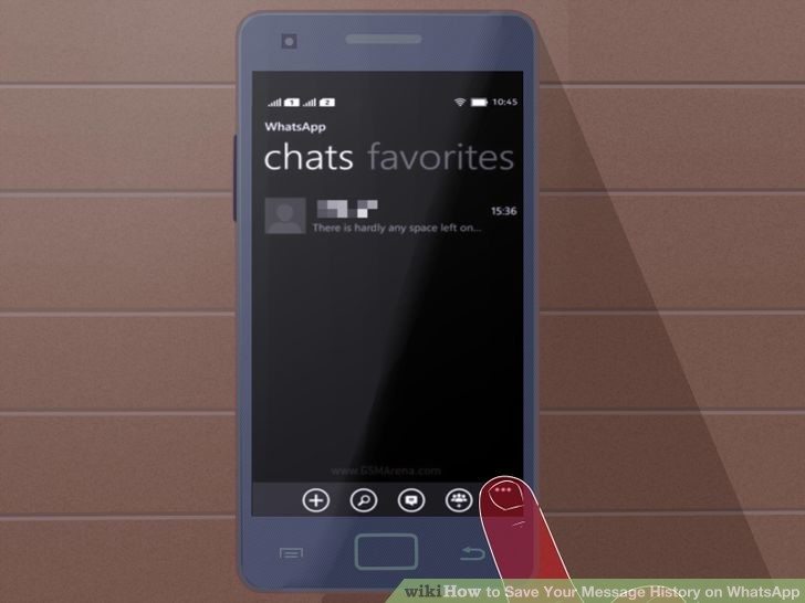 كيفية حفظ المحادثات على هواتف الويندوز