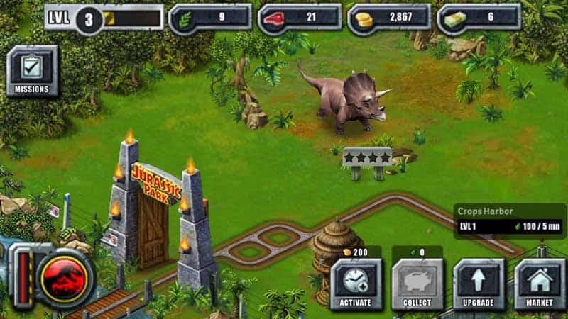 تحميل لعبة Jurassic Park Builder