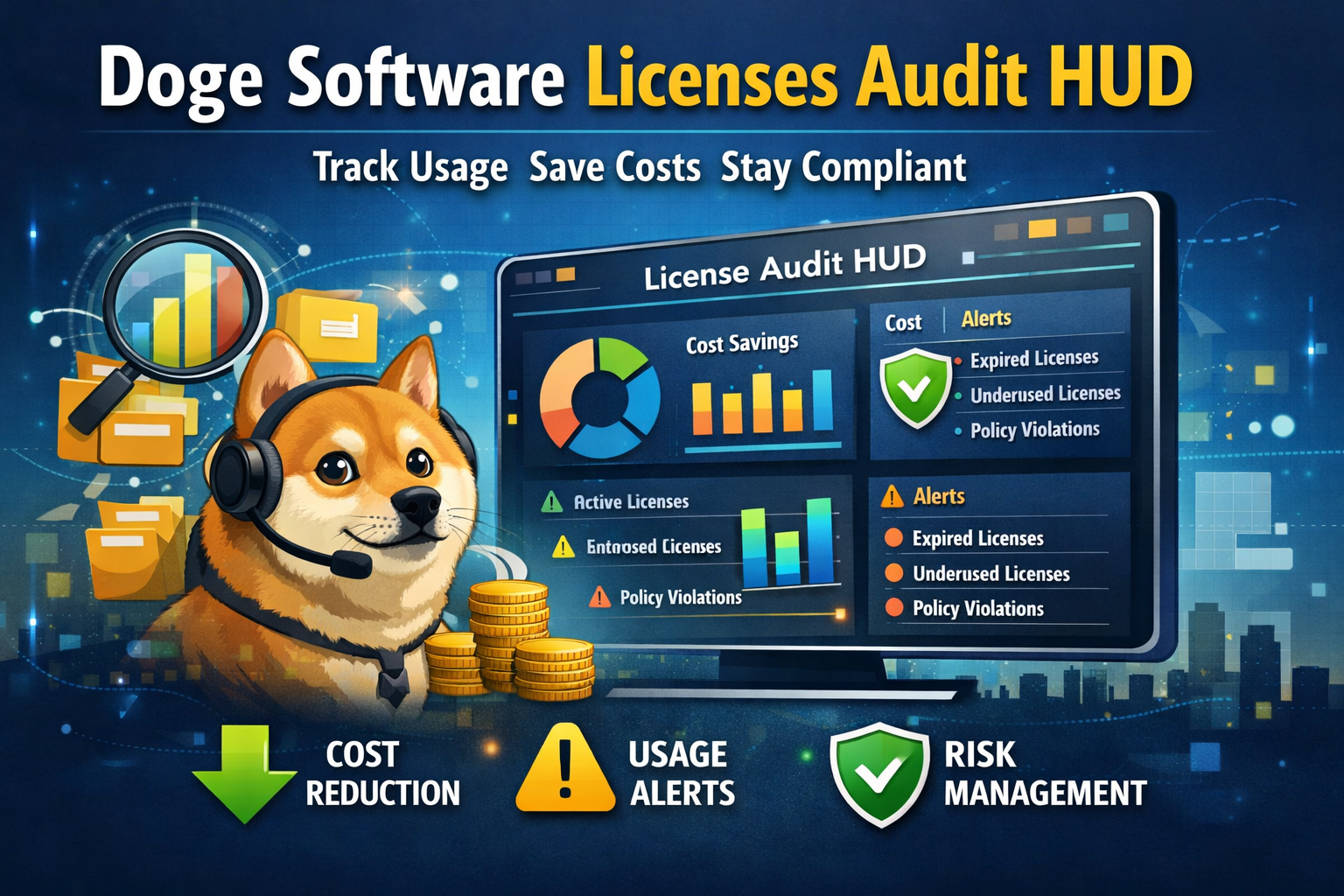 doge software licenses audit hud