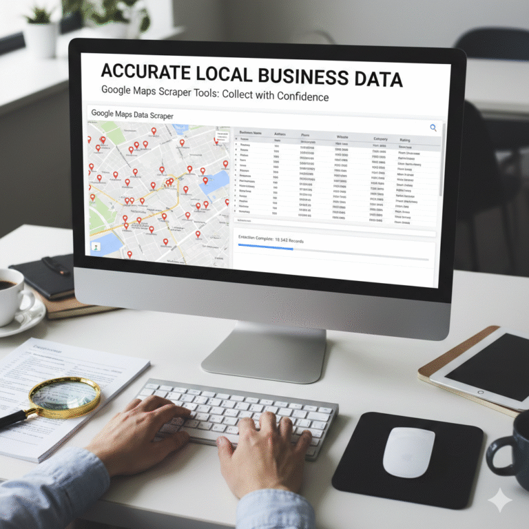 How Google Maps Scraper Tools Help You Collect Accurate Local Business Data
